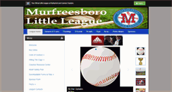 Desktop Screenshot of mborolittleleague.com