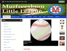 Tablet Screenshot of mborolittleleague.com